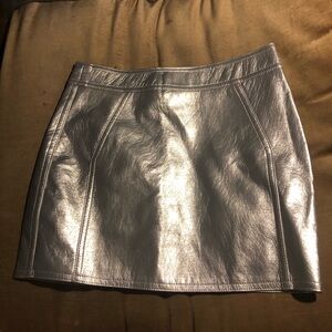 Dior Shimmering Silver Mini Skirt- $50 or $45 w/offer 31A